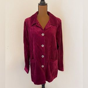 Woman Within Pleat-Back Corduroy Jacket | US22/24